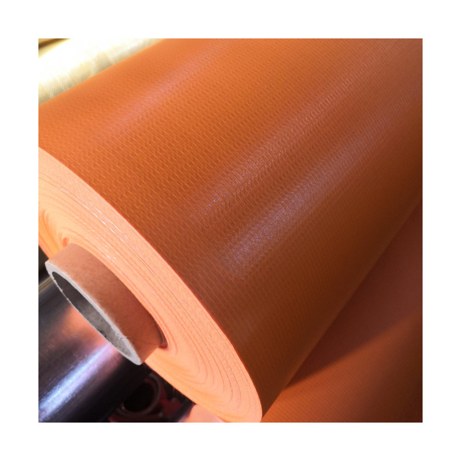 PVC Tarpaulin Hot Laminated Matte 590GSM 1000D*1000D 9*9 2.60M 100M/R with B1 FR Used for Ventilation SAMPLE FREE