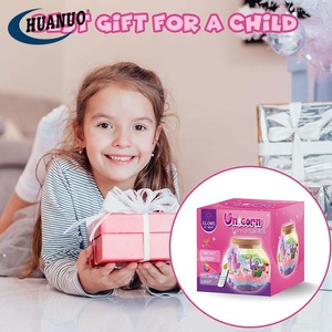 Nuovo arrivo fai da te unicorno terrario artigianato giocattolo Kit per bambini luce unicorno arti e mestieri giocattoli per regalo di compleanno - Product Image 3