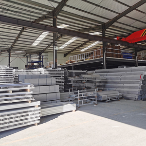 Grande agricoltura serra idroponica sistema di allevamento verticale crescere Rack con riflusso e vassoi di flusso per la coltivazione della tavola - Product Image 3