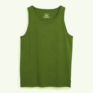 Débardeur côtelé pour homme en coton (95 %) et élasthanne (5 %), coupe classique, essentiel pour le fitness, OEM/ODM - Product Image 6