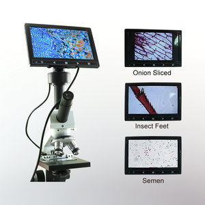 <span class=keywords><strong>Microscope</strong></span> vétérinaire chauffant Musyder 1600X avec écran LCD-<span class=keywords><strong>Microscope</strong></span> vidéo HD à température réglable pour l'analyse du sperme - Product Image 6