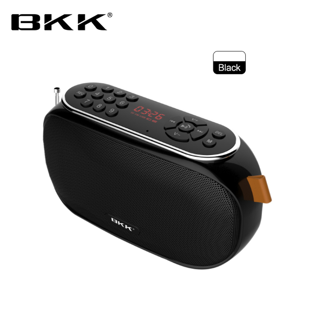 Portable Plastic Speaker Music Player with FM Radio for 5.3 1200mAh Battery (J19)