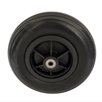 Prix d'usine Roue en mousse PU sans chambre à air de 8 pouces 200x50 avec moyeu symétrique pour poussette / fauteuil roulant de Caster/ chariot à roues