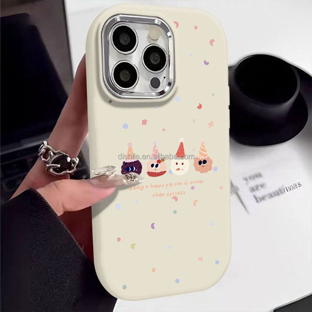 Novelty Design Small Cookie Phone Case, Suitable for iPhone 16 15 Pro Max 14 13 12 11, Matte Style Phone Back Case.
