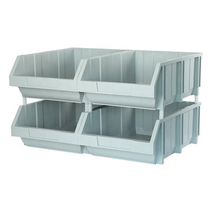 Powerking <span class=keywords><strong>Durable</strong></span> Nhiệm Vụ Nặng Nề Công Nghiệp Kho Lưu Trữ Nhựa Stackable Lưu Trữ Thùng Cho Nhà Để Xe Tổ Chức - Product Image 2