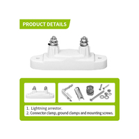 Parafoudre creux en porcelaine pour clôture électrique, dispositif de protection pour clôtures agricoles