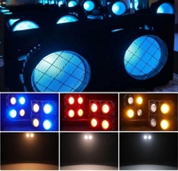 Projecteur de scène LED COB 2x300W étanche IP65 DMX512 pour mariages, concerts et événements - Projecteur de scène LED RGBWA extérieur