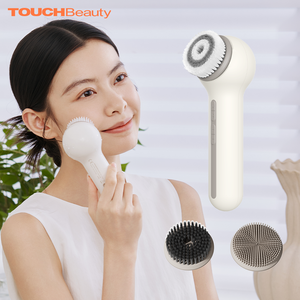 Ensemble de brosses nettoyantes pour le visage TOUCHBeauty 3 <span class=keywords><strong>en</strong></span> 1, brosse électrique rechargeable, nettoyage <span class=keywords><strong>en</strong></span> profondeur, exfoliation, massage, étanche, <span class=keywords><strong>outil</strong></span> de nettoyage de la peau - Product Image 1