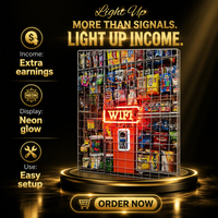 Máquina expendedora de WiFi ShareWiFi Coin, punto de acceso inalámbrico profesional con sistema de gestión en la nube y aplicación gratuita