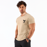 Vente en gros de t-shirts décontractés en maille unie pour hommes, coupe ajustée, blanc pur, 100% coton, design uni, écologique, respirant