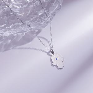 Collier Pendentif Tendance Calligraphie Arabe Musulmane <span class=keywords><strong>en</strong></span> Acier Inoxydable Bijoux de Mode Vente <span class=keywords><strong>en</strong></span> Gros Aïd pour Femmes et Hommes - Product Image 2