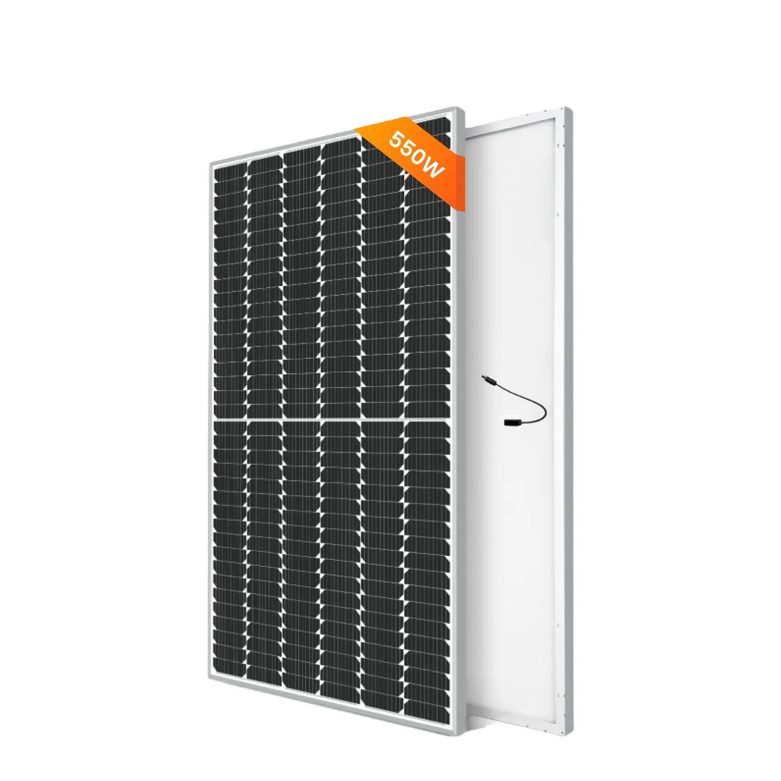 Hochspannungs-Solarsystem für heimgebrauch 550 W monokristallines Solarpanel mit hoher Effizienz