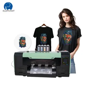 inkjet printers a3 dtf printer i1600 xp600 2pcs heads Direct to film t-shirt printing A3 DTF printer