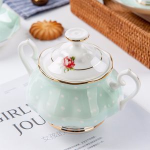15pcs Fine Bone China Cup Kit <b>Dinnerware</b> <b>Sets</b> Eco-Friendly Art Decor Red <b>for</b> Restaurants - Product Image 3