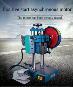 Prensa de Mesa para Chapa Metálica, Prensa Eléctrica Pequeña de 1T, Prensa Automática de Doble Columna, Máquina Perforadora de Hierro con Pedal - Product Image 2