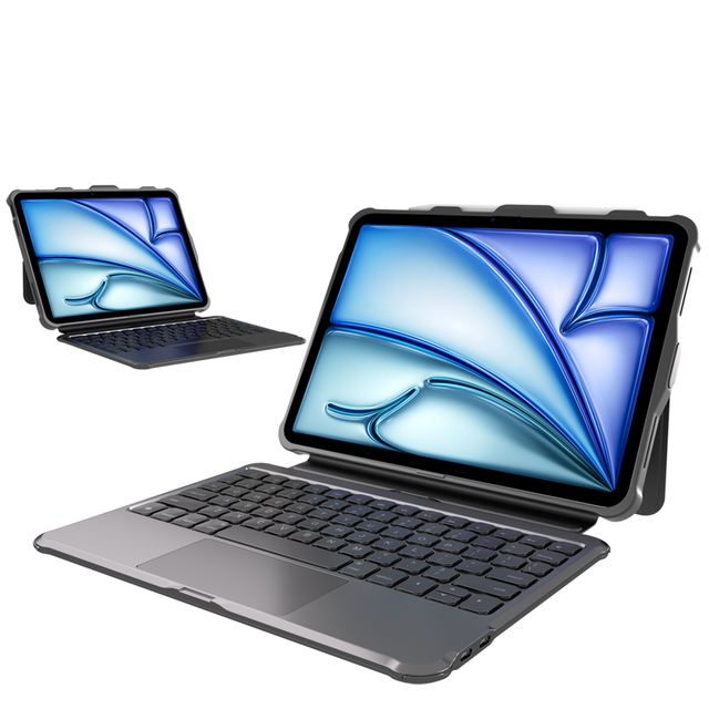 Connector Tablet Keyboard Case for IPad11/10th No Bluetooth Required No Charging Magnetic Protective Cover with Pencil Holder