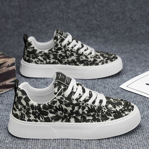 Nuevos zapatos de lona transpirables, zapatillas informales ligeras y versátiles, versión coreana, zapatillas de moda para hombres - Product Image 2