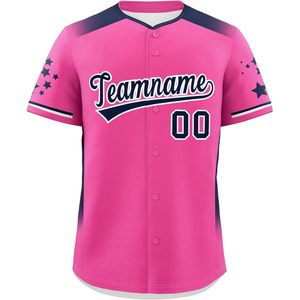Maillot de baseball personnalisé avec nom et numéro, sublimé, respirant, uniforme de sport unisexe pour hommes, femmes et jeunes - Product Image 1