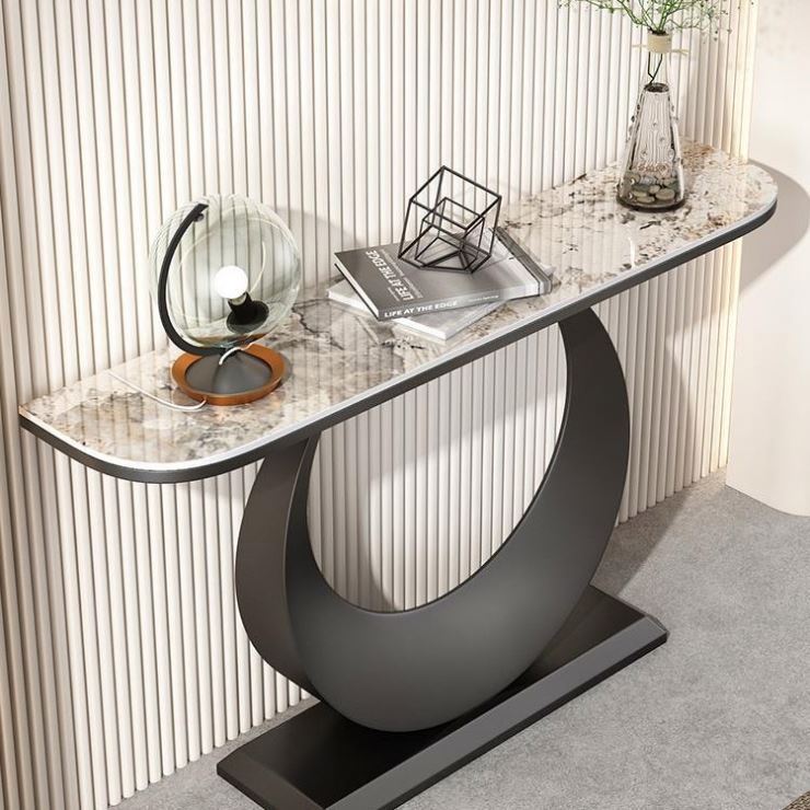 Luxury Designer Console Table for Home & Hotel Décor – Modern Entryway Hallway Table for Contemporary Interior Design - View 2