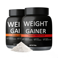 Jiannuo Sports Nutrition Concentré de Protéines de Lactosérum pour Adultes, Poudre Gainer de Masse, Suppléments de Gym, Carbo Gain Certifié HALAL