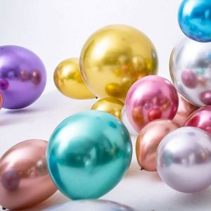 Globos de Látex Metálicos Perlados Cromados de 12 Pulgadas, 2.8g, Versión Brillante, para Fiestas de Navidad, de la Fábrica Partner de Ama Zzon - Product Image 6