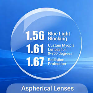 Lentilles optiques indice 1.56 anti-lumière bleue UV400, protection oculaire HD transparente pour utilisateurs d'ordinateurs et de téléphones, faible MOQ - Product Image 3