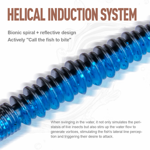 Señuelos de Pesca Artificiales de PVC Suave, Acción de Natación de Alta Vibración, Flexibles, de 115 mm y 3.7 g, Venta al por Mayor de Fábrica HONOREAL OEM - Product Image 4
