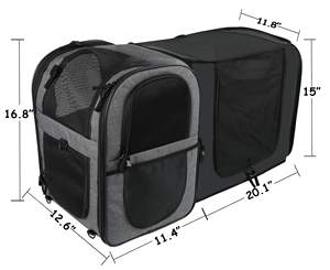 Özel Logo tüm satış büyük kedi köpek evcil hayvan taşıyıcı seyahat için sırt çantası yürüyüş açık kullanım - Product Image 2