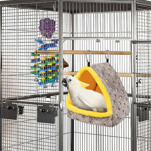 Casa de Pájaros Cálida <span class=keywords><strong>para</strong></span> Invierno, Cama Cómoda <span class=keywords><strong>para</strong></span> Pájaros, <span class=keywords><strong>Hamaca</strong></span> Colgante <span class=keywords><strong>para</strong></span> Jaula, Accesorios <span class=keywords><strong>para</strong></span> Clima Frío <span class=keywords><strong>para</strong></span> Pájaros Grandes, Medianos y Pequeños - Product Image 3