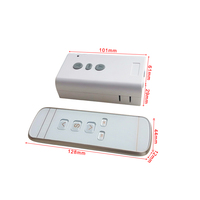 Télécommande de rideau électrique AB509 de haute qualité belle RF à 5 boutons 433MHz avec code roulant et code d'apprentissage