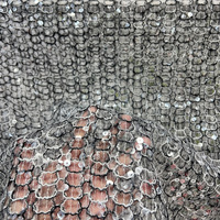 Nouveau automne et hiver corde broderie perle dentelle broderie exclusive paillettes tissu pour femmes Performance vêtements