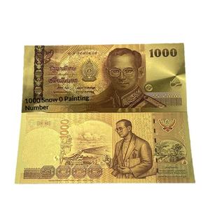 2026 Yeni Tayland Banknotu THB Banknotu 24 Ayar Altın Kaplama Koleksiyonluk - Product Image 6