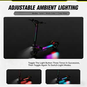 Trottinette Électrique Tout-Terrain Rapide + Déplacement Urbain et Extérieur pour Adultes + Conduite Stable à Haute Vitesse + OEM ODM + Moteur Puissant - Product Image 5