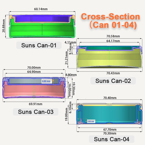 Contenedor de plástico redondo portátil de tamaño pequeño El Almacenamiento de bolsas Snus puede tener 11 tipos de stock - Product Image 3