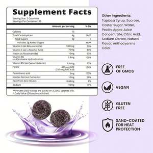 OEM ODM Multimineral Gummy Mineral Calcio Hierro Zinc Selenio Gummies Mejorar La Inmunidad Hierro Gummy Suplemento - Product Image 2