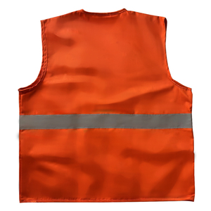 Gilet de sécurité réfléchissant orange CITICITY pour la construction, vêtements de travail haute visibilité, gilet de sécurité pour ingénieurs, gilet de travail avec réflecteurs - Product Image 3