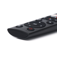 Télécommande vocale Bluetooth Doty Smart 2.4G pour boîtier Android TV avec indicateur LED et design souris en silicone caoutchouté