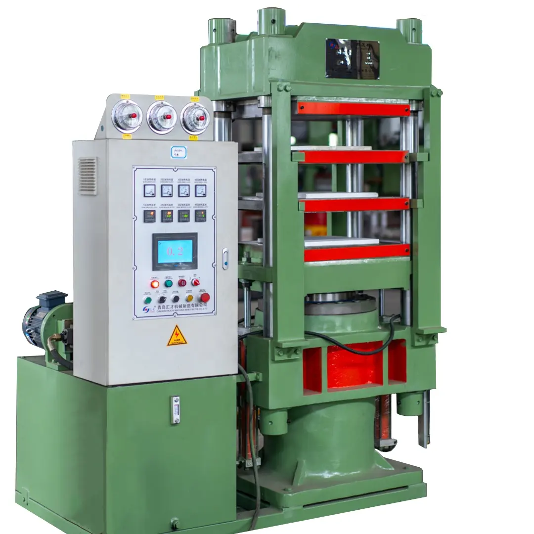 Máquina de moldeo vulcanizado de goma, prensa automática de vulcanización de goma