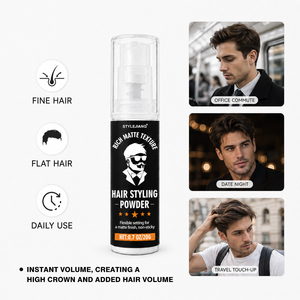Volumizing Hair <b>Powder</b> 20g Non-sticky Fluffy Natural Look Matte <b>Texture</b> Private Label Strong Hold Styling Dust - Product Image 1