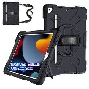 Tùy Chỉnh Hỗn Hợp Phong Cách Trường Hợp Máy Tính Bảng Bìa Chống Sốc Chống-Mùa Thu Mới Thiết Kế Armor Trường Hợp Máy Tính Bảng Với Chủ Bút, Chân Đế, Dây Đeo - Product Image 3