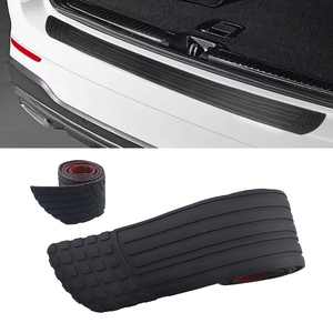Car Rear Bumper <b>PVC</b> Trunk Door Sill Decoration Anti Kick Scratch Decorative <b>Strip</b> Can Be Cut - Product Image 3