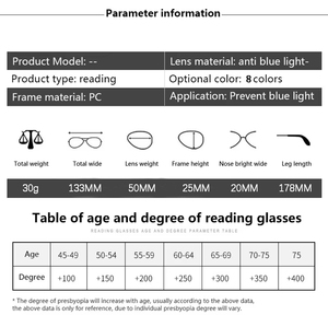 2026 New Most Popular <strong>Reading</strong> <strong>Glasses</strong> Upgraded PC Frame Lightweight Magnet <strong>Glasses</strong> Easy Carry Folded For The Elderly Ready Stock - Product Image 3
