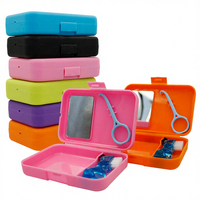 GT OEM Kit orthodontique 3-en-1 6 couleurs Outil d'élimination des miroirs Brosse à double extrémité Aligneur transparent Stockage Logo personnalisé Plastique CE ISO