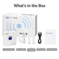 Router CPE 4G LTE untuk Eropa, Amerika, dan Asia - Layar LCD Berwarna, Chipset MTK, Tidak Terkunci; Cocok untuk Penggunaan di Rumah dan Kantor