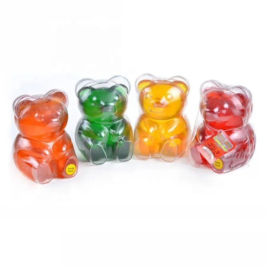 Permen Gummy Bear Raksasa Halal dengan Cangkang Bening