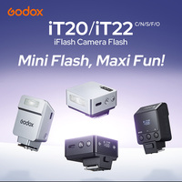 Godox Produk Terbaru IT20 Pro 45g Mini Pocket Flash TTL GN15 Portabel Kontrol Jarak Jauh Nirkabel Hotshoe Kamera SLR Pengisian Daya Tipe-C