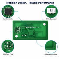 Module de lecteur de carte IC Mini 13,56 MHz PCBA NFC RFID ISO15693 USB HID Lecteur-graveur RFID |   Contrôle d'accès