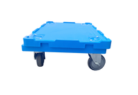 Chariot à palettes en plastique robuste avec roues, chariot en plastique, chariot à roulettes en plastique