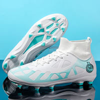 Chaussures de football Pro TF FG avec semelle en caoutchouc, plateforme à ressorts, antidérapantes, unisexes, pour étudiants, logo personnalisé, prix abordable