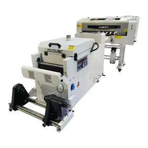 Audley A3 45Cm Mesin PrinterDTF Laser Film Pet Transparan Pencetak Digital Dtf Tshirt Mesin Cetak Dua Kepala Xp600 F1080